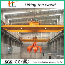 Double Girders Overhead Travelling Crane with Grab